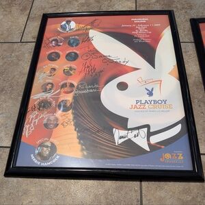 Playboy Jazz Cruise 2009 Autographed Poster